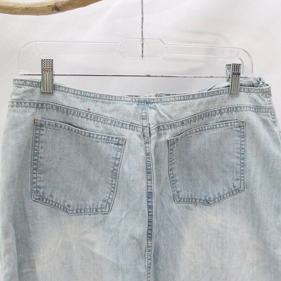 Gloria Vanderbilt Light Wash Blue Skirt Size 12 Long Midi Modest Skirt - Picture 5 of 7